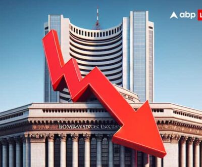 Markets Settle Fourth Consecutive Session In Red, Sensex About 400 Points Down